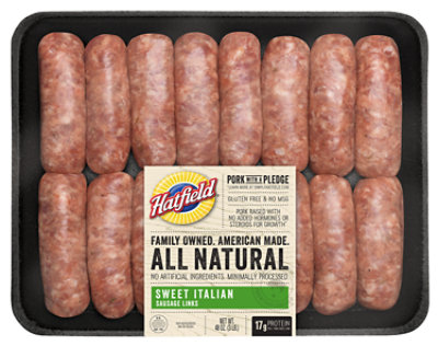 Hatfield Sweet Italian Sausage - 48 OZ - Image 1