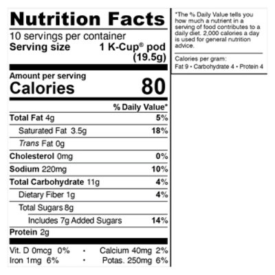 The Original Donut Shop Sundae Fundae One Step Latte Keurig Single Serve K Cup Pods - 10 Count - Image 4