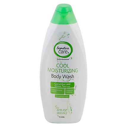 Signature Care Cool Moisturizing Body Wash Fresh - 22 FZ - Image 2