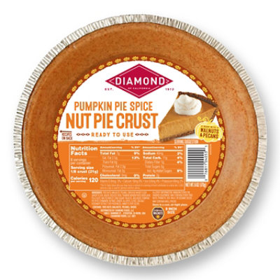 Diam Pmpkn Pie Crust - 6 OZ - Image 1