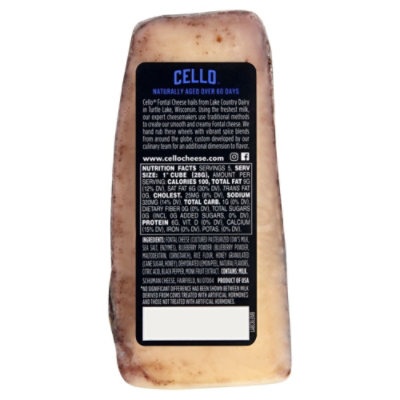 Cello Cheese Fontal Blueberry Lemon - 5 OZ - Image 3