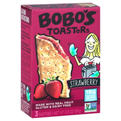 Bobo's Toasters Strawberry Pastries