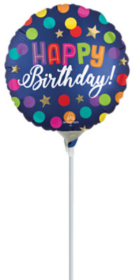 Balloon Air Filled Stick  9 Inch - Each (style may vary) - Image 1