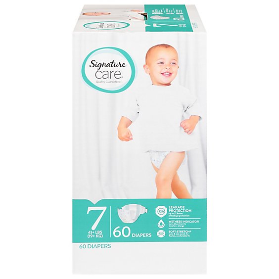 Signature Care Stage 7 Supreme Diapers - 60 Count