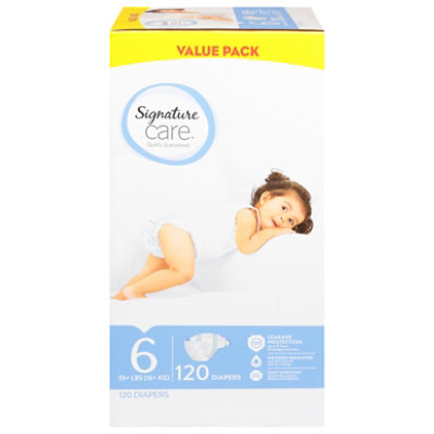 Signature Select/Care Diapers Economy Stage 6 Value Pk - 120 CT - Image 3