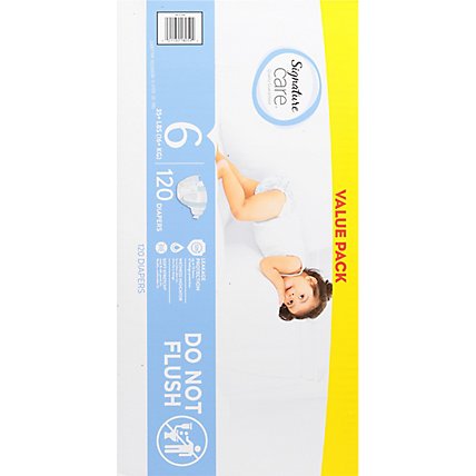 Signature Care Diapers Economy Stage 6 Value Pk - 120 CT - Image 4