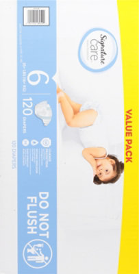 Signature Select/Care Diapers Economy Stage 6 Value Pk - 120 CT - Image 4