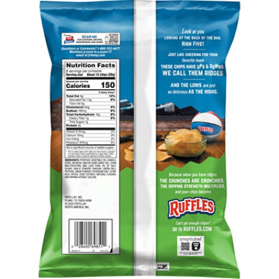 Ruffles Dill Pickle Potato Chips - 8 Oz - Image 4