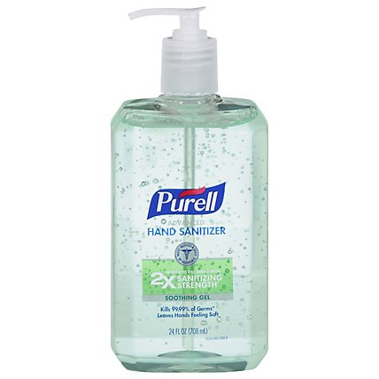 Purell Advanced Soothing Gel Hand Sanitizer Pump Bottle - EA - Image 3