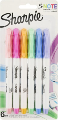 Sharpie S Note Pastel Markers - 6 CT - Image 2