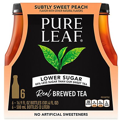 Lipton Pure Leaf Subtly Swt Peach - 6-16.9 FZ - Image 3