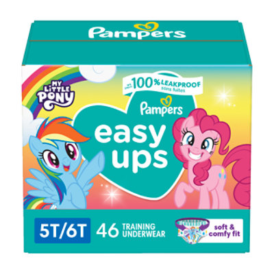 Pampers Easy Ups Girl Sz 7 5-6t Super Pk - 46 CT - Image 1