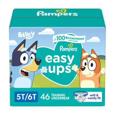 Pampers Easy Ups Boy Sz 4-5t Super Pack - 46 CT - Image 1