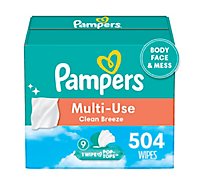 Pampers Express Frsh Blm Scent Wipes - 504 CT