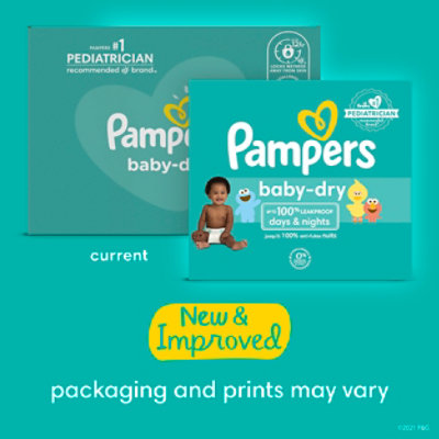 Pampers Baby Dry Diaper Sup Pack Size 2 - 112 CT - Image 2