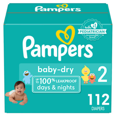 Tragisch Gelijkmatig Afname Pampers Baby Dry Diaper Sup Pack Size 2 - 112 CT - Jewel-Osco