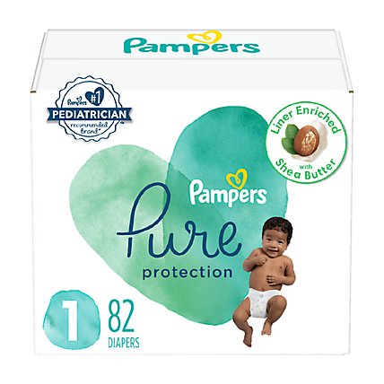 Pampers Pure Size 1 Super Pack - 82 Count - Image 2