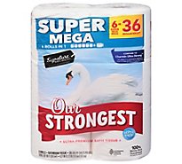 Signature Select Bath Tissue Our Strongst Super Mega - 6 RL