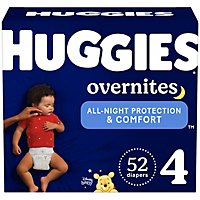 Huggies Overnite Giga Pack Diapers - 52 CT - Image 2