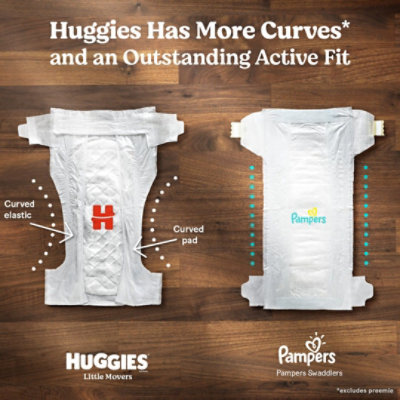 Huggies Little Movers Size 7 Baby Diapers - 14 Count - Image 3