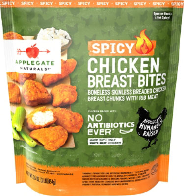 Applegate Natural Spicy Chicken Breast Bites - 16 Oz - Image 2