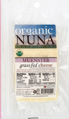 Organic Nuna Muenster Sliced Cheese - 5 Oz - Image 2