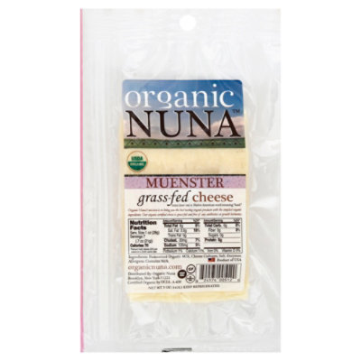 Organic Nuna Muenster Sliced Cheese - 5 Oz - Image 1