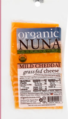 Organic Nuna Mild Sliced Cheddar - 5 Oz - Image 2