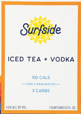 Surfside Vodka Iced Tea In Cans - 4-12 FZ - Image 5