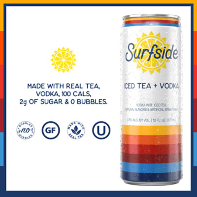 Surfside Vodka Iced Tea In Cans - 4-12 FZ - Image 2