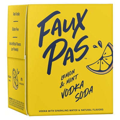 Faux Pas Lemon Mint - 4-355 ML - Image 3