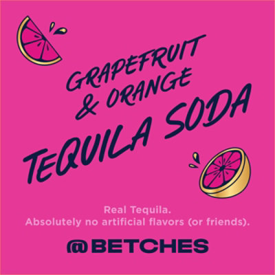 Faux Pas Grapefruit Tequila - 4-355 ML - Image 2