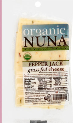 Organic Nuna Pepper Jack Cheese Sliced - 5 OZ - Image 2