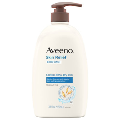 Aveeno Skin Relief Fragrance-free Body Wash For Dry Skin - LT - Image 1