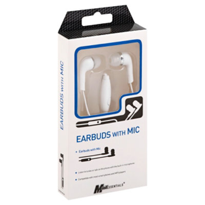 Stereo Headset With Microphone White - EA - Image 1