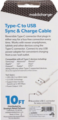 Usb C To Usb A Cable White 10ft - EA - Image 3