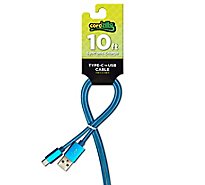 10ft Cordzilla Usb Type C To Usb Type A - Various Colors - EA