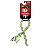 Cordzilla C94 Lightning To Usb Type-c Cable - Various Colors  10ft - EA