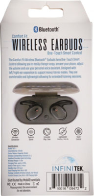 Bluetooth Comfort Fit Wireless Earbuds - With Portable Charging Case - EA - Image 4