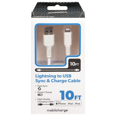 Lightning To Usb Sync & Charge Cable - EA - Image 1