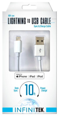 Lightning To Usb Sync & Charge Cable - EA - Image 1