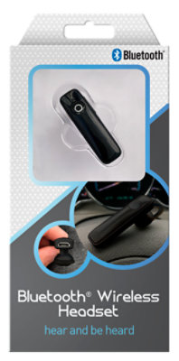 Bluetooth Headset For Smartphone Black - EA - Image 1