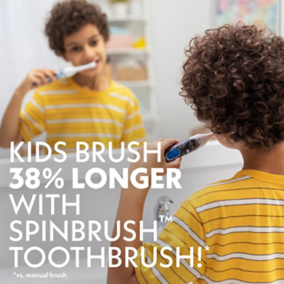 Spinbrush Kids Spider Man Battery Powered Soft Bristles Electric Toothbrush - Each - Image 3