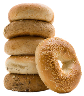 Bakery Variety Bagels 6 Count - Each - Image 1