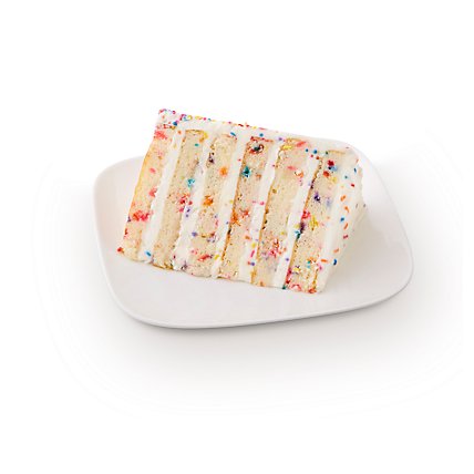 Bakery Birthday Colossal Cake Slice - Each (1140 Cal.) - Image 1