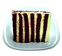 Bakery Red Velvet Colossal Cake Slice - Each (1170 Cal.)