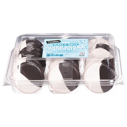 Signature Select Black & White Iced Cake Cookies - 12 OZ - Image 3