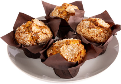 Cinnamon Chip Muffins - 4 Count - Image 1