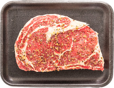 Certified Angus Beef Ribeye Steak Boneless Seasoned - Lb