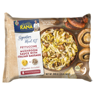 Giovanni Rana Fettuccini with Mushroom Sauce and Italian Sausage - 38 Oz. - Image 3